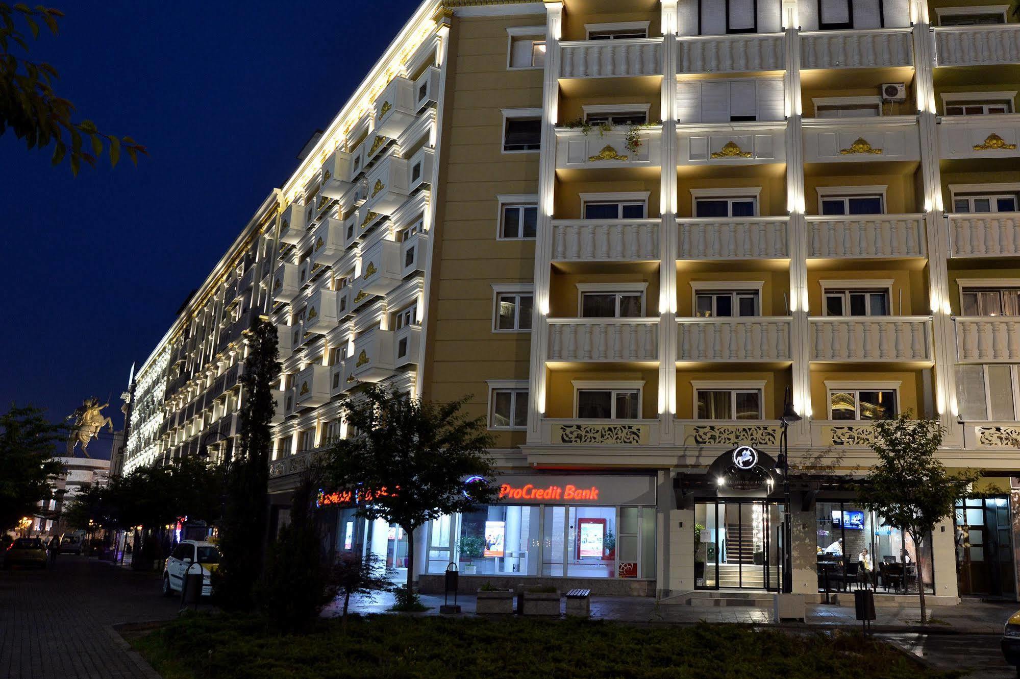 Alexandar Square Boutique Hotel Skopje Exteriér fotografie